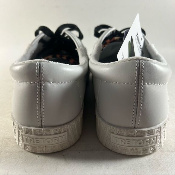 Tretorn Nylite Plus Leather Women’s Shoes Low Top Sneakers White Size 7.5 M - Picture 4 of 8